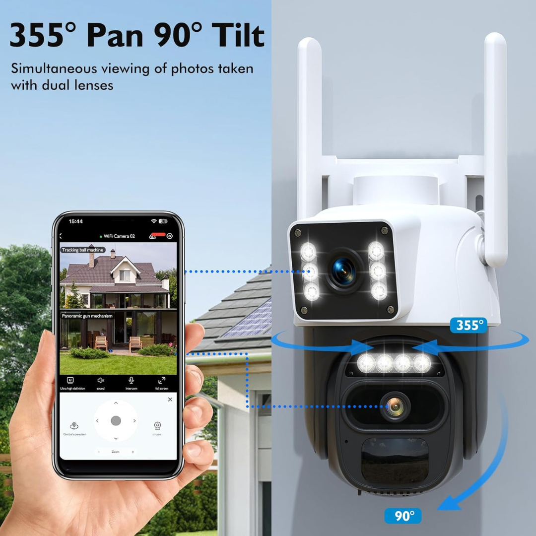 2K Solar Dual-Lens Cameras