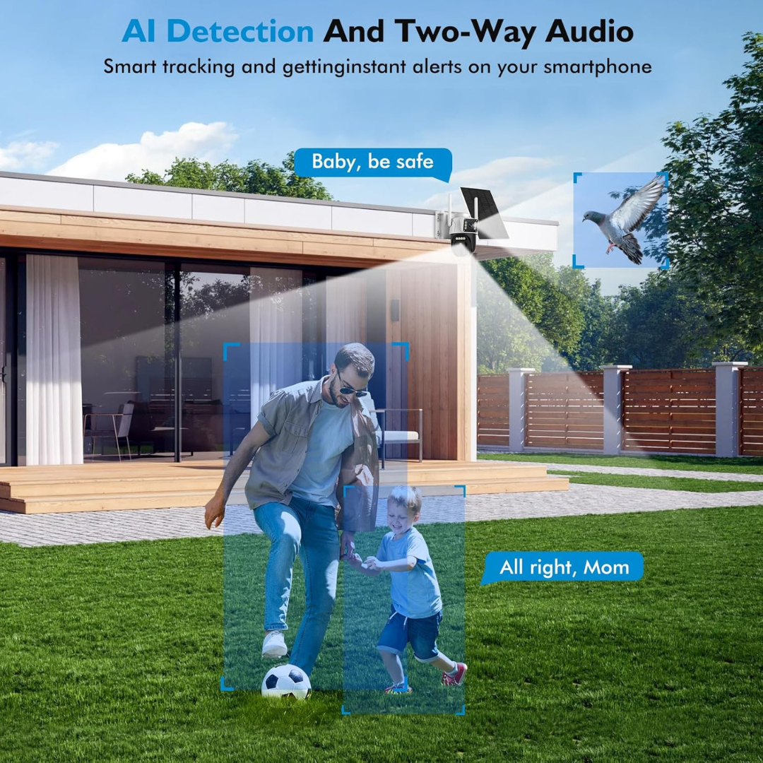 2K Solar Dual-Lens Cameras